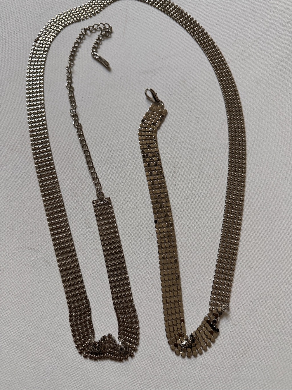 Silver-Tone Womenβs Mesh belt